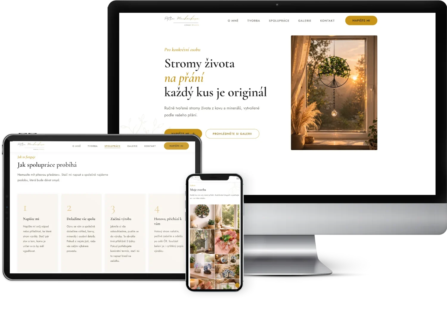 Náhled webu „Strašecí k lepšímu“ – komunitní web pro spolek občanů.